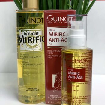 Guinot NEW Anti ageing Body Oil & Mirific Shower Gel