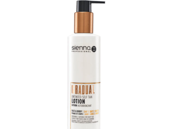 SiennaX Gradual Untinted Self Tan Lotion 200ml